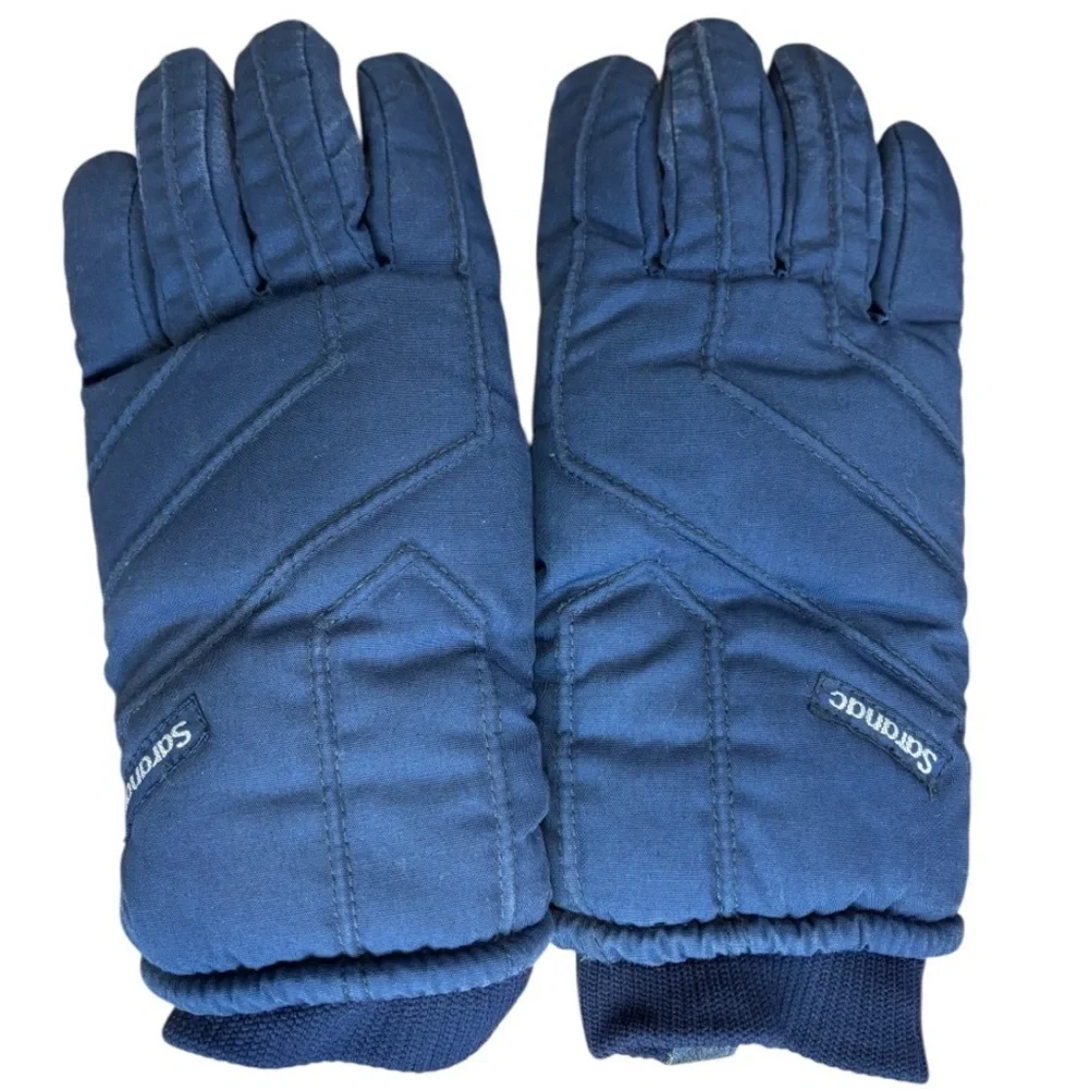 Saranac Women’s Navy Blue Insulated Winter Gloves Size Small